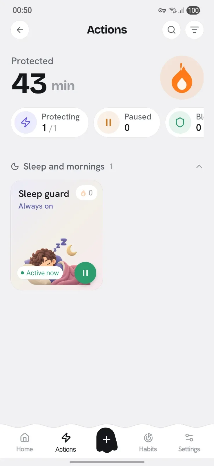 Appcognito Rules screen